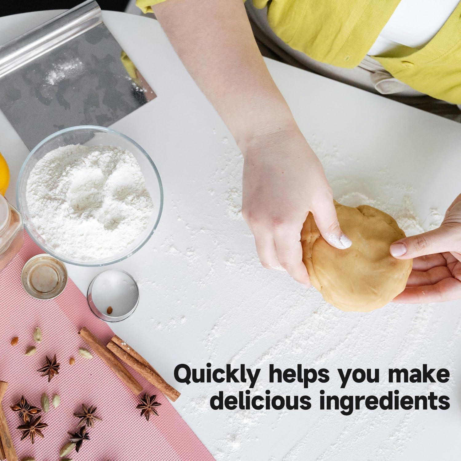 Goldtouch 150g Grain Mill Grinder 1500W Electric Stainless Steel Grain Grinder High-Speed Pulverizer Powder Machine for Dry Wheat, Oats, Corn, Pepper and Coffee Beans (150g Stand Type)