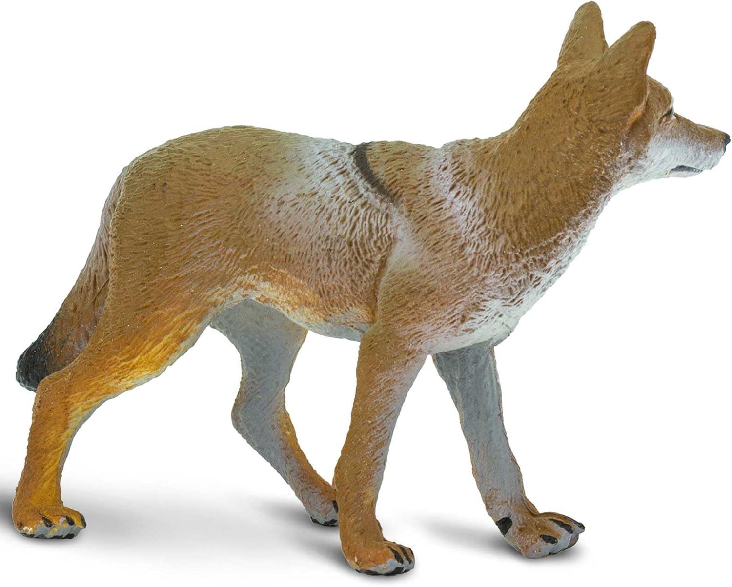 Safari Ltd Wild Safari North American Wildlife 3.75" Coyote Model Figure
