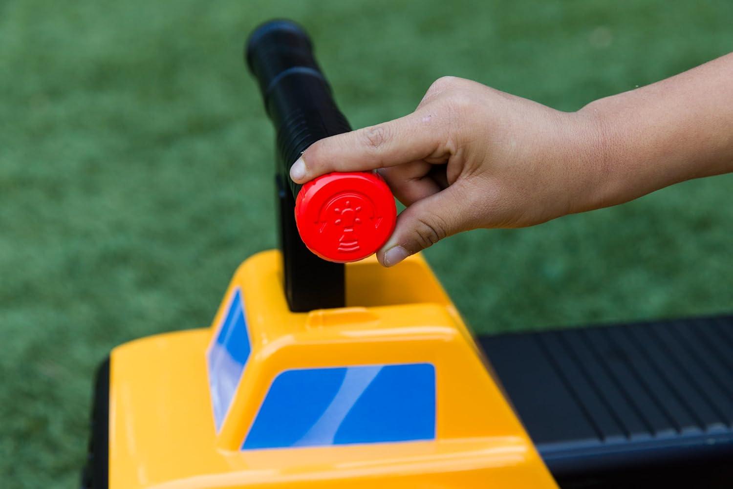 CAT Construction Toys, Play and Ride Transforming Steel Dump Truck - Ride On or Classic Play - Real Working Dump Bin - Ideal for 18 months -Built to Last