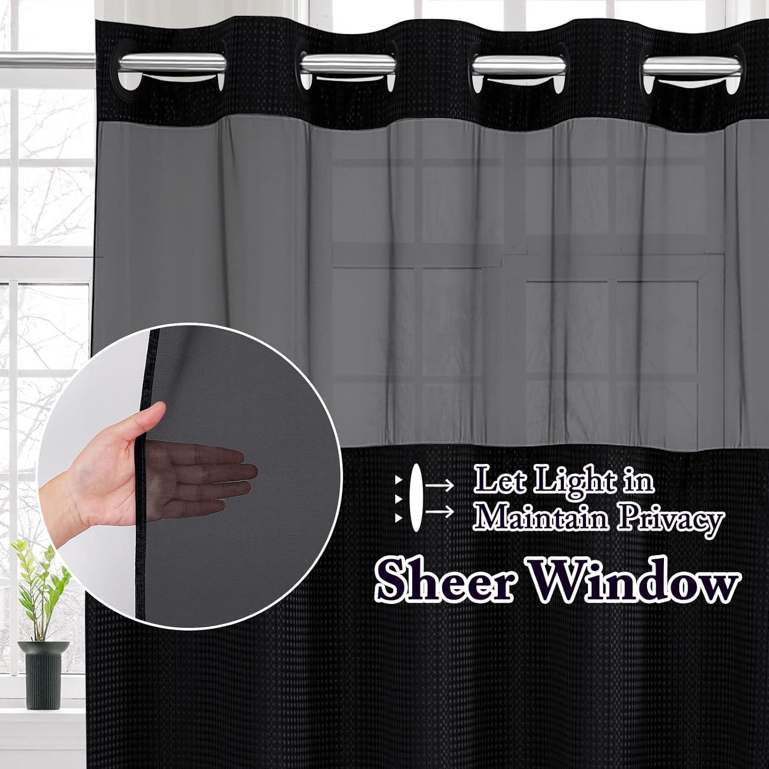 Shower Curtain with Liner Included