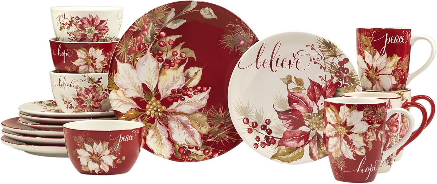 Certified International 16pc Winters Joy Dinnerware Set