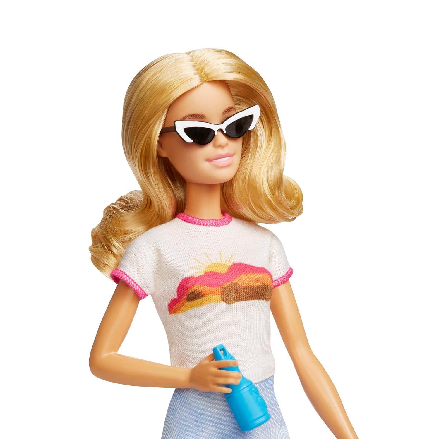 Barbie Doll and Accessories Travel Set with Puppy