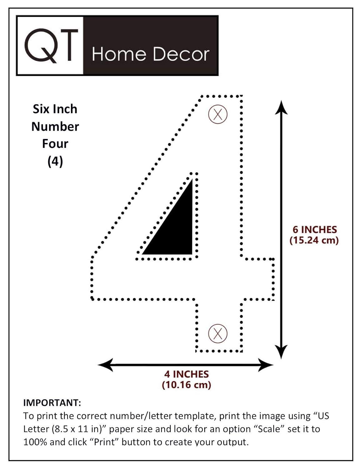 ModernStainlessHardware 6'' H Stainless Steel House Number