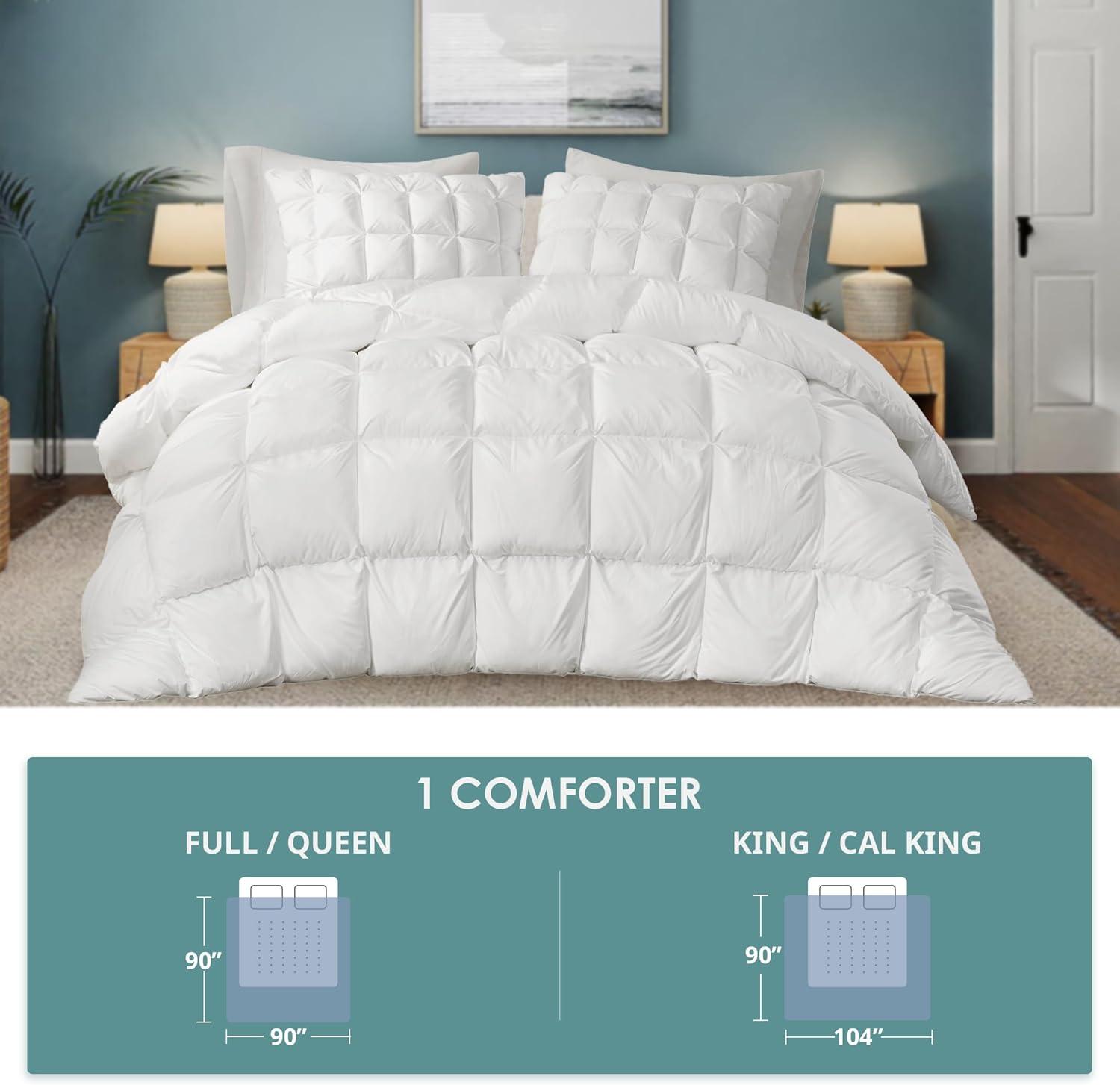 Stay Puffed Overfilled Down Alternative Comforter White - Madison Park