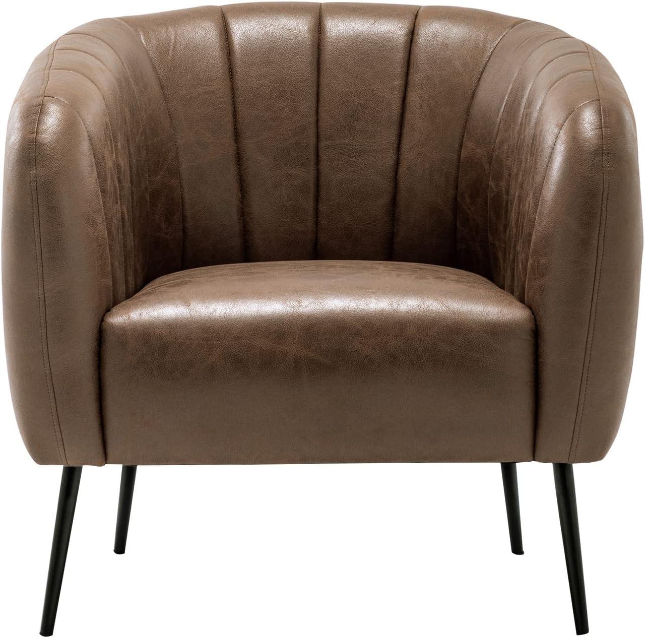 eLuxury Sawyer Channel Living Room Chair