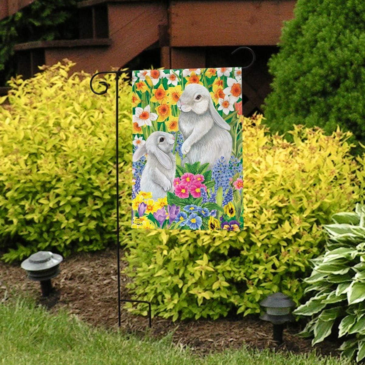 Briarwood Lane Spring Friends Bunnies Garden Flag Easter Floral R