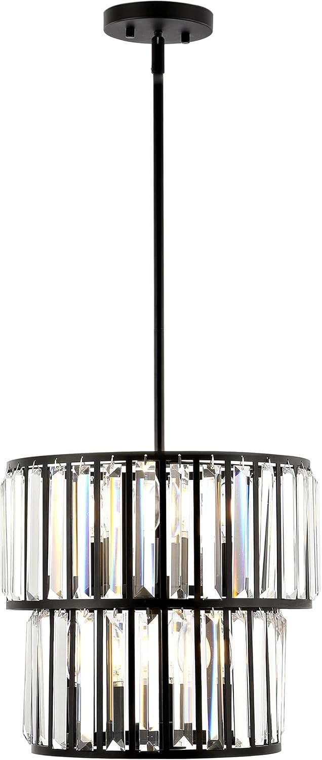 6 - Light Dimmable Tiered Chandelier