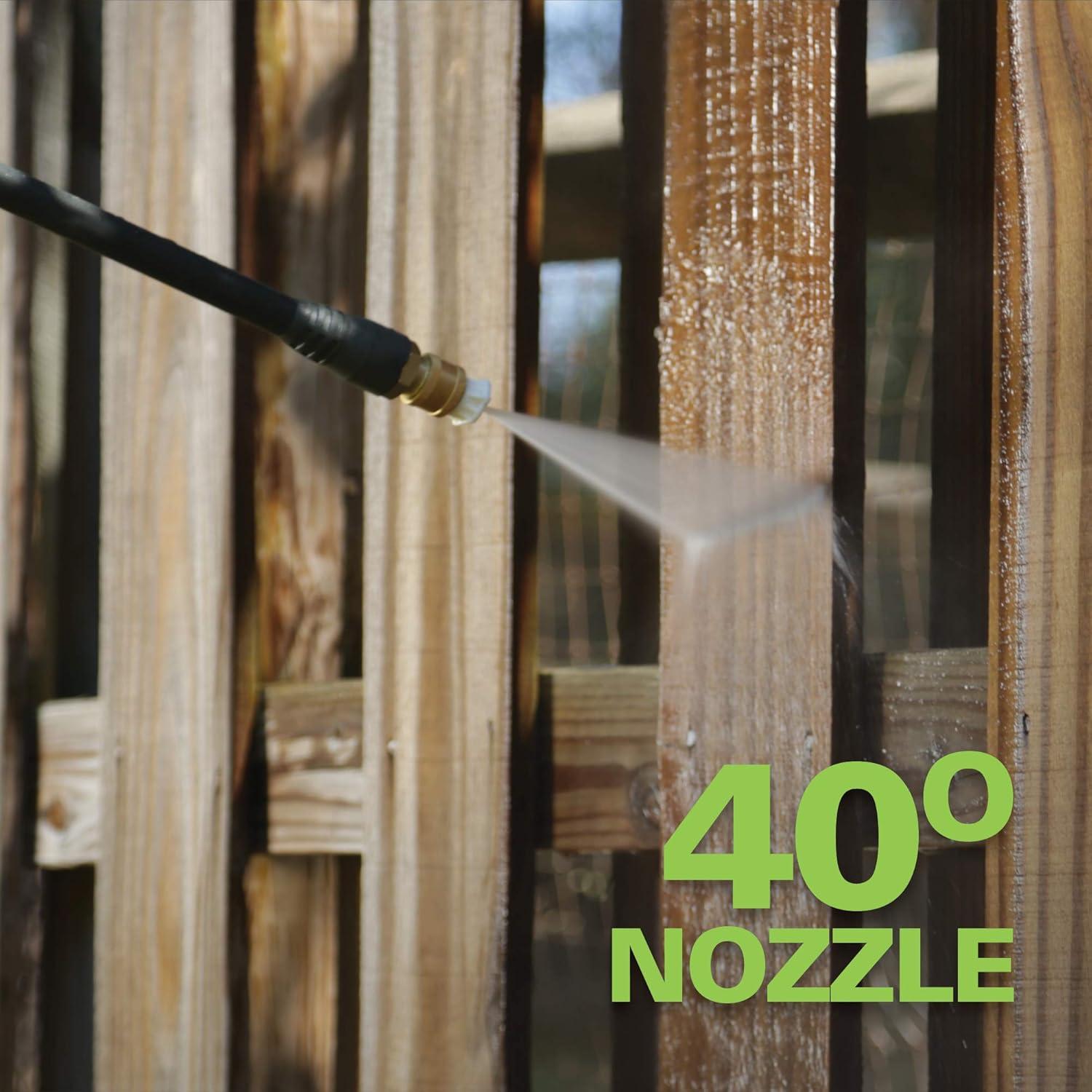 Greenworks Lavadora a Presión Eléctrica de 13 Amperios y 1500 Psi y 1,2 Gpm, 5120902