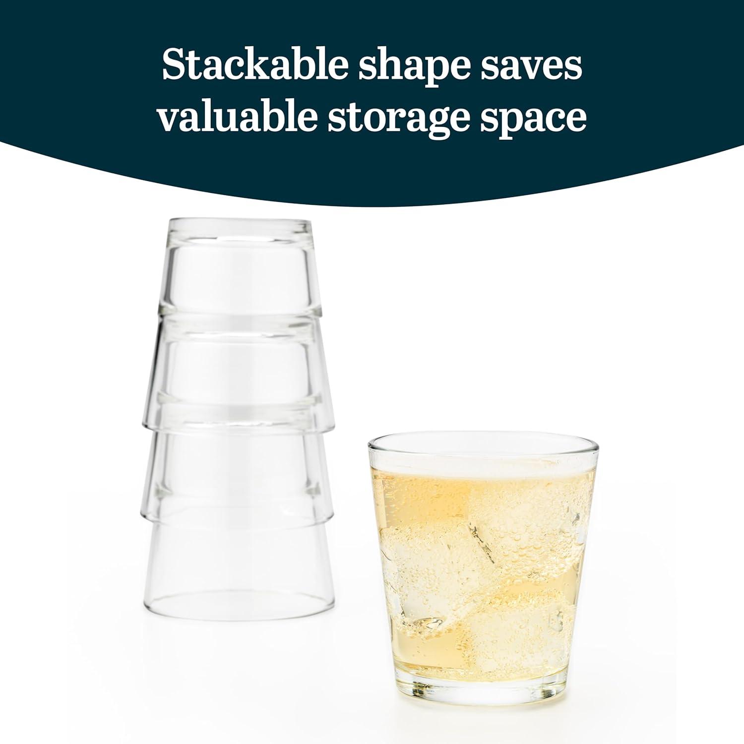 Libbey Restaurant Basics Libbey Stacking Double Old Fashioned Glasses (Set of 12)