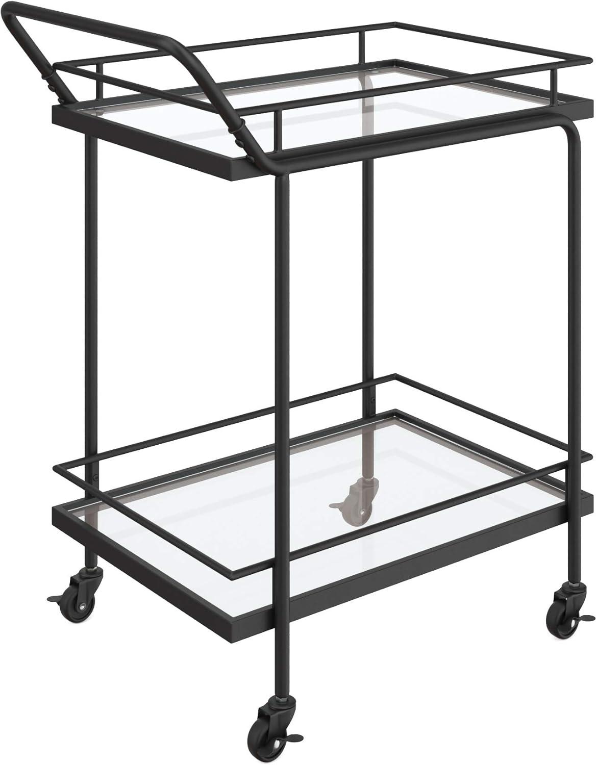 Paulette Metal Bar Cart
