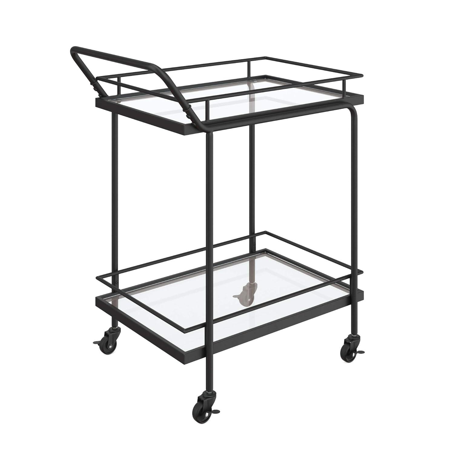 Paulette Metal Bar Cart