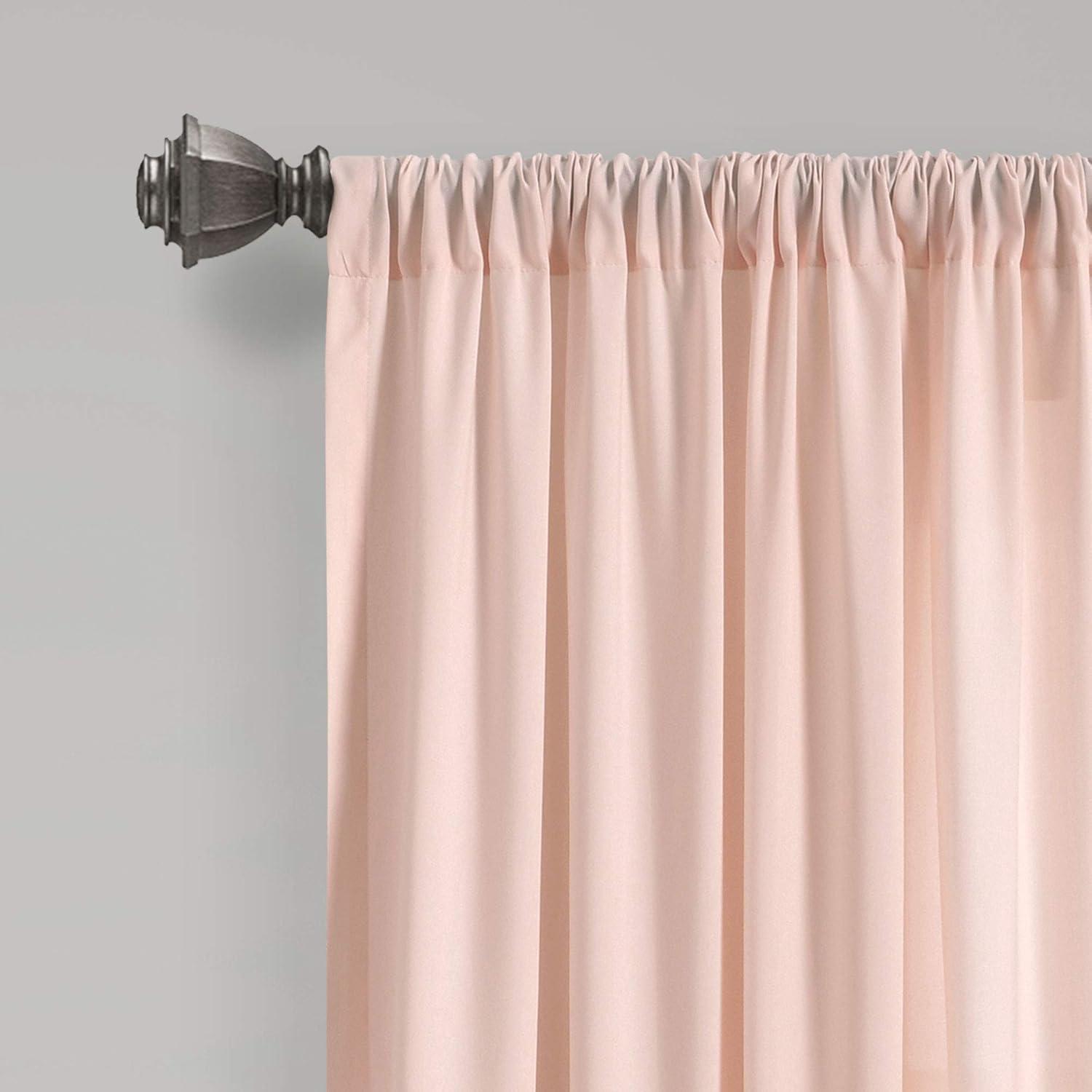 Lush Decor Polyester Sheer Curtain Pair (Set of 2)