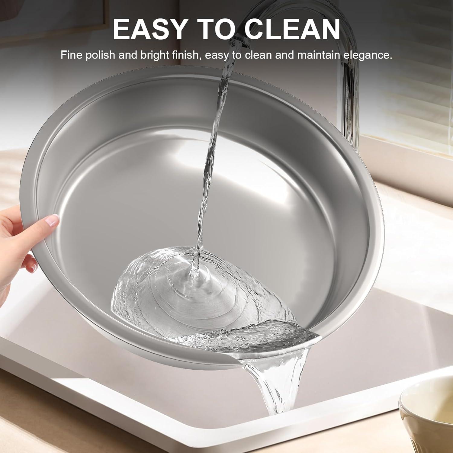 WhizMax Chafing Dish Buffet Set 2 Pack 5QT, Stainless Steel Round Chafing Dishes for Buffet with Lid Holder & Glass Lid, Gold