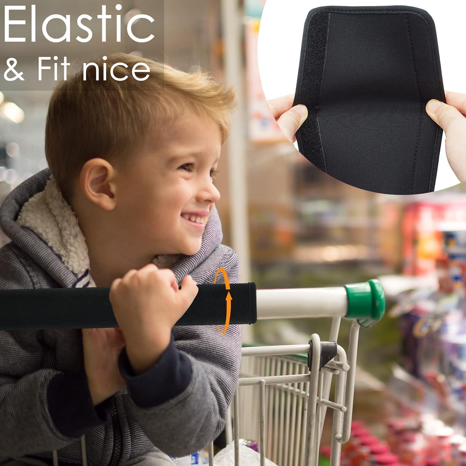 6Pcs Refrigerator Door Handle Cover Washable Kitchen Appliance Decor Handles Fridge Oven Microwave Dishwasher Antiskid Protector, Keep Off Fingerprints Food Stains (Black)