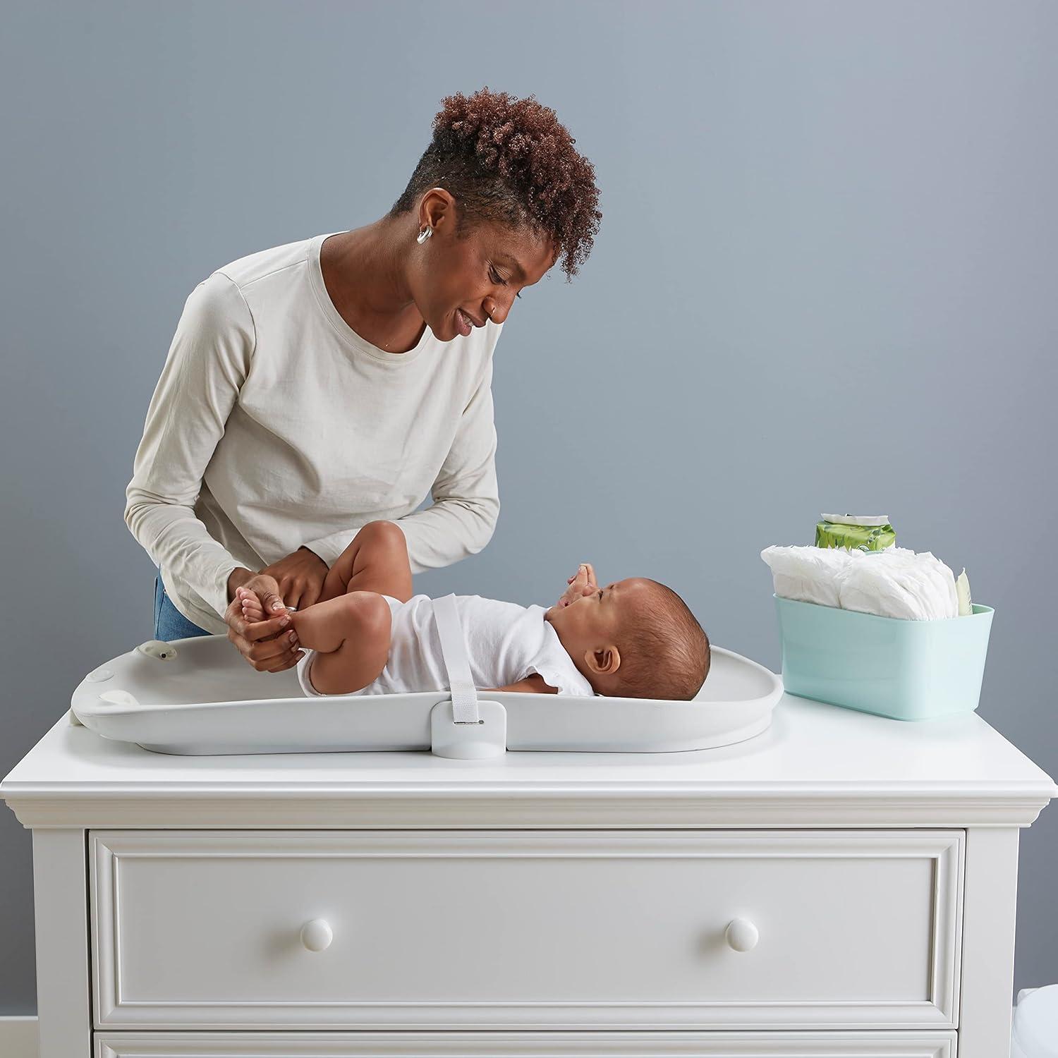 Contours Glow Motion Sensing Waterproof Light-Up Changing Pad for Dresser or Changing Table