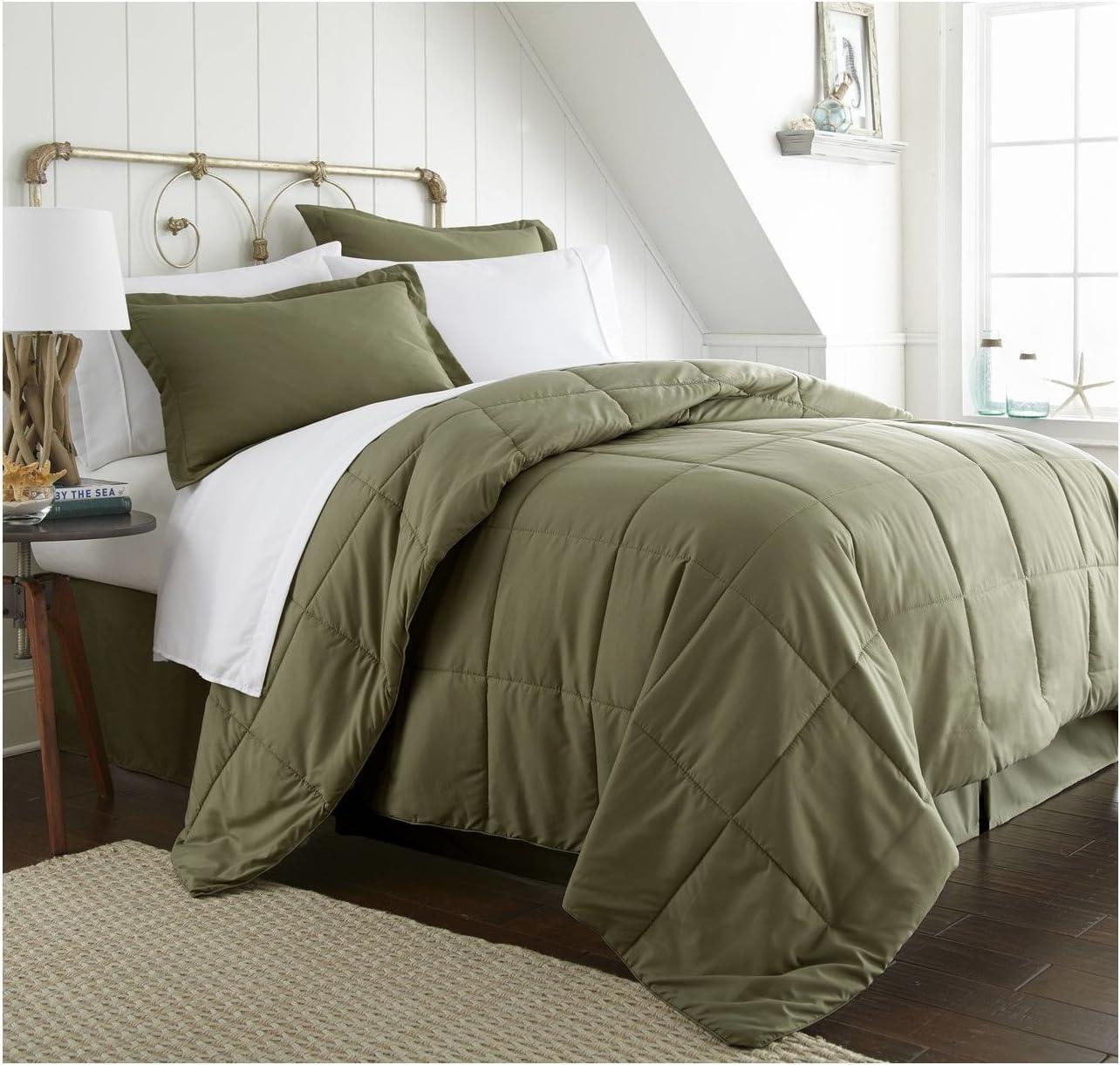 IEnjoy Home Simply Soft 8 Piece Microfiber Complete Bedding Set