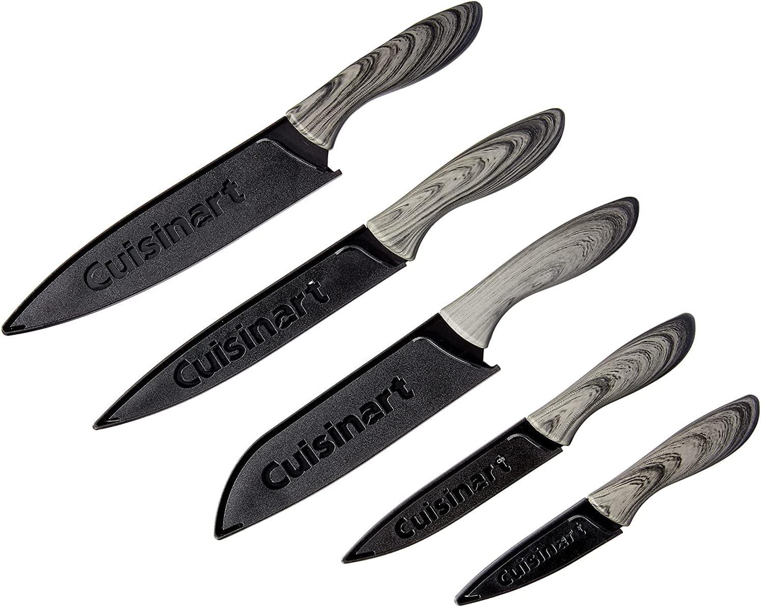 Cuisinart C55-10PBW Faux Wood Knife Set (10-Piece)