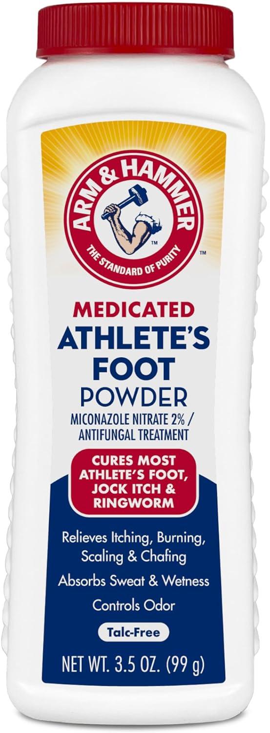 Arm & Hammer Medicated Athlete's Foot Powder - 3.5oz