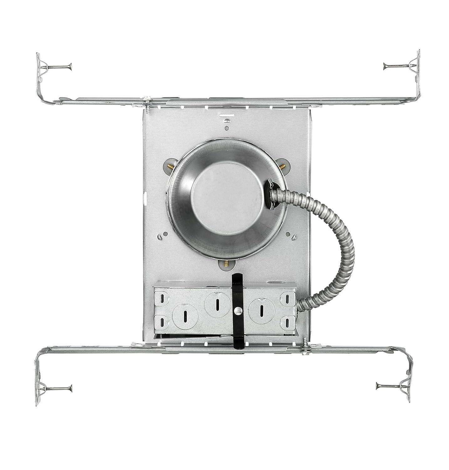 Juno Air-Tight 4'' Recessed Lighting Housing for New Construction QC4 W G CP6