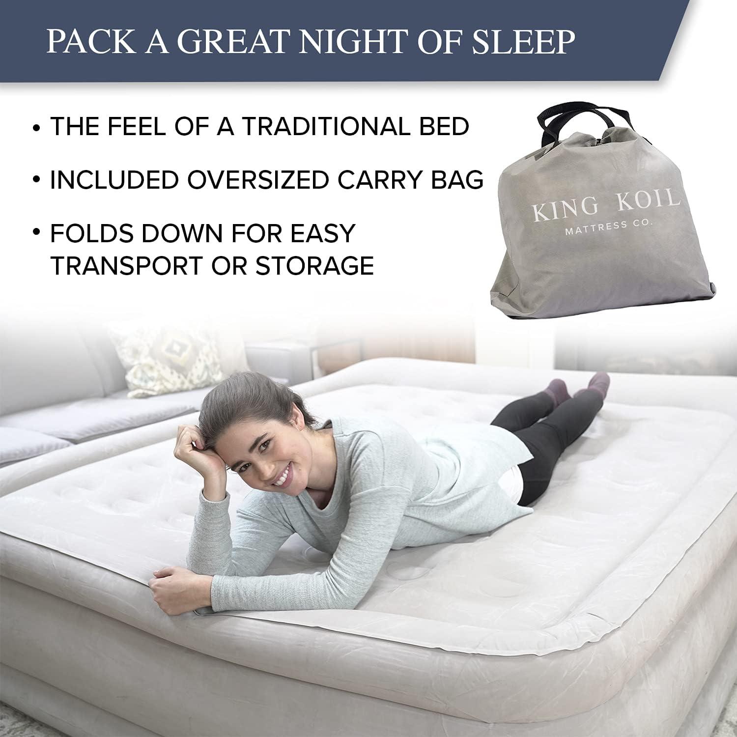 Luxury Raised Queen Air Mattress with Built-in Pump