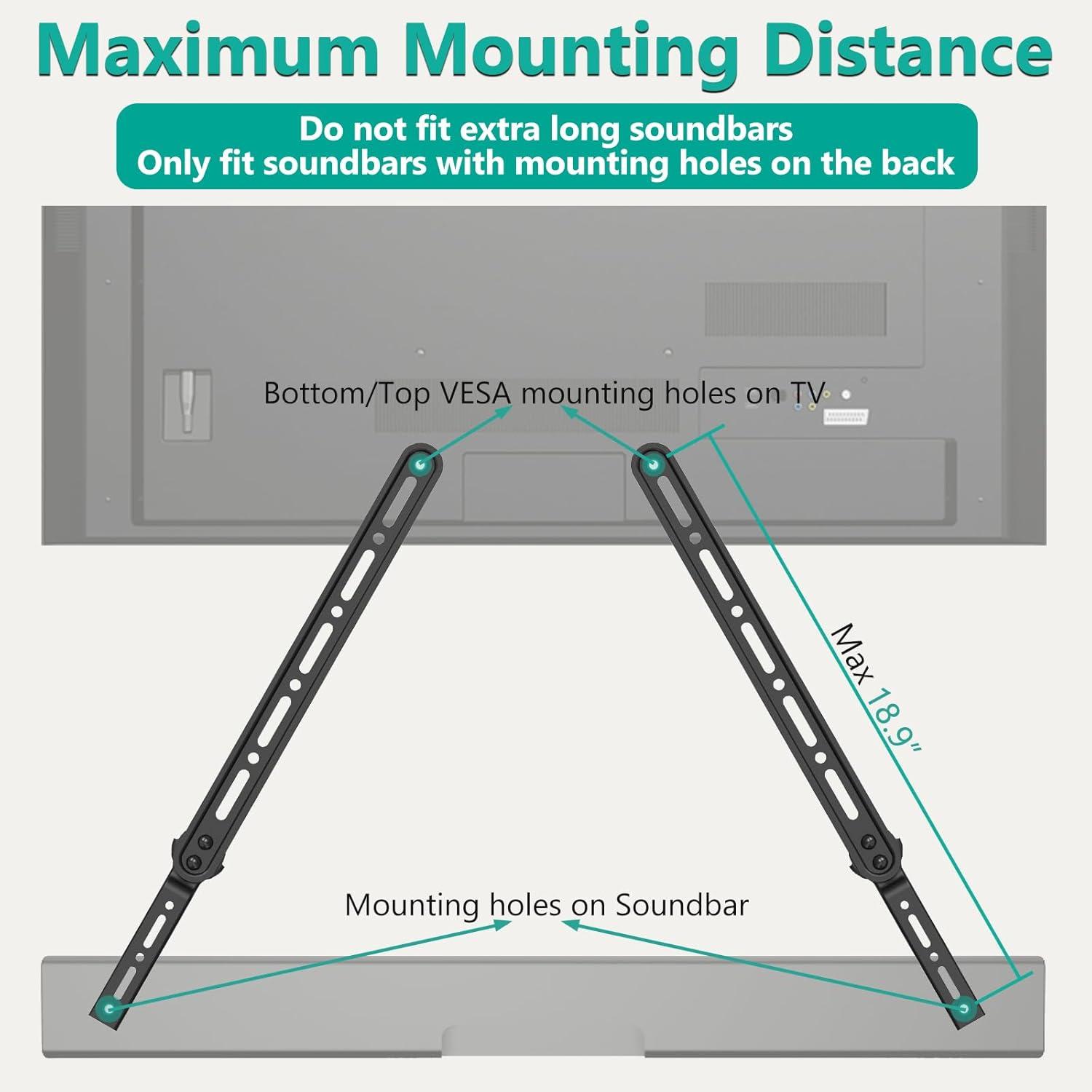 Mount-it Soundbar Bracket Universal TV & Reviews | Wayfair