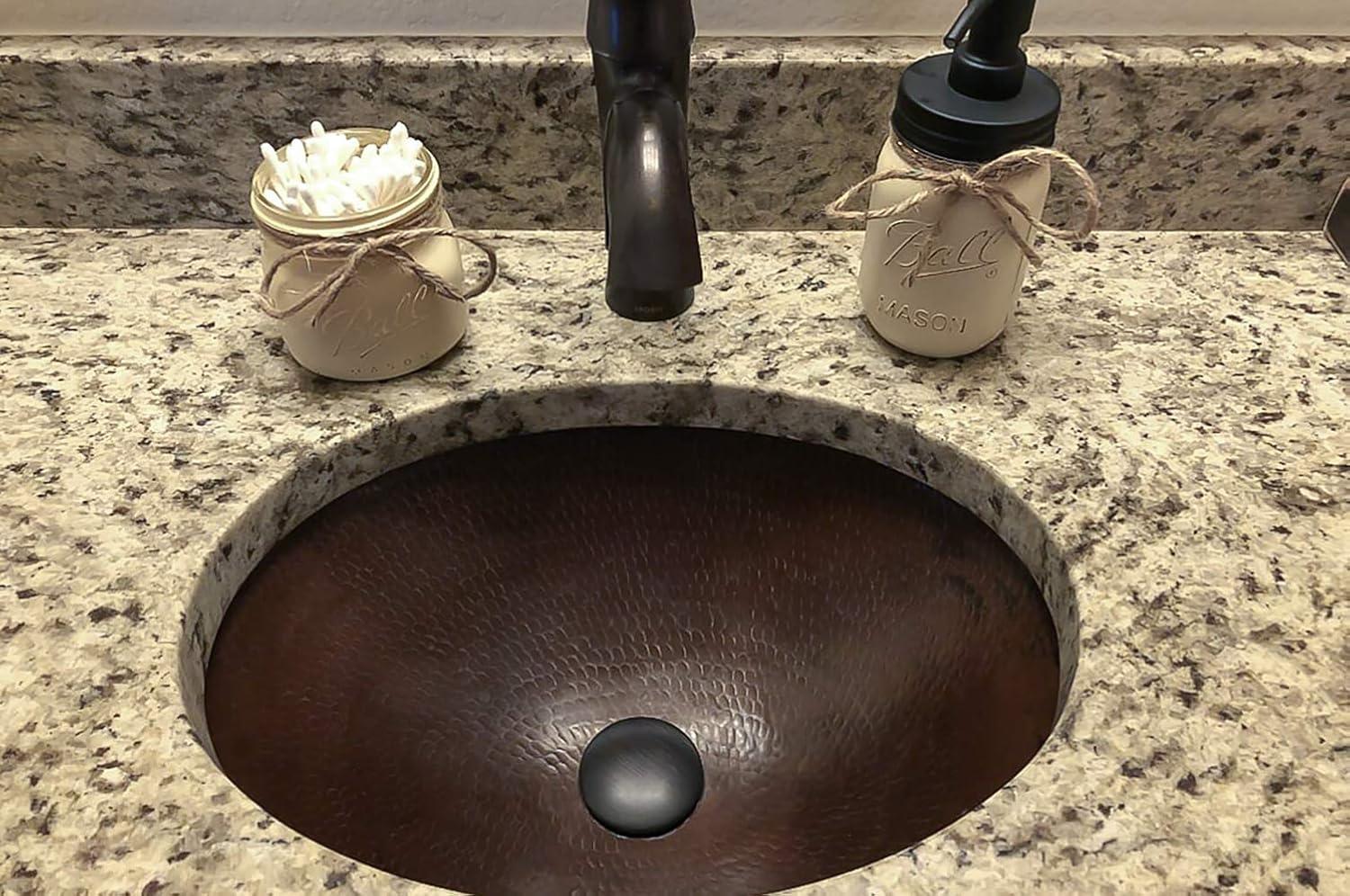 1.5" Non-Overflow Pop-up Bathroom Sink Drain - Oil Rubbed Bronze