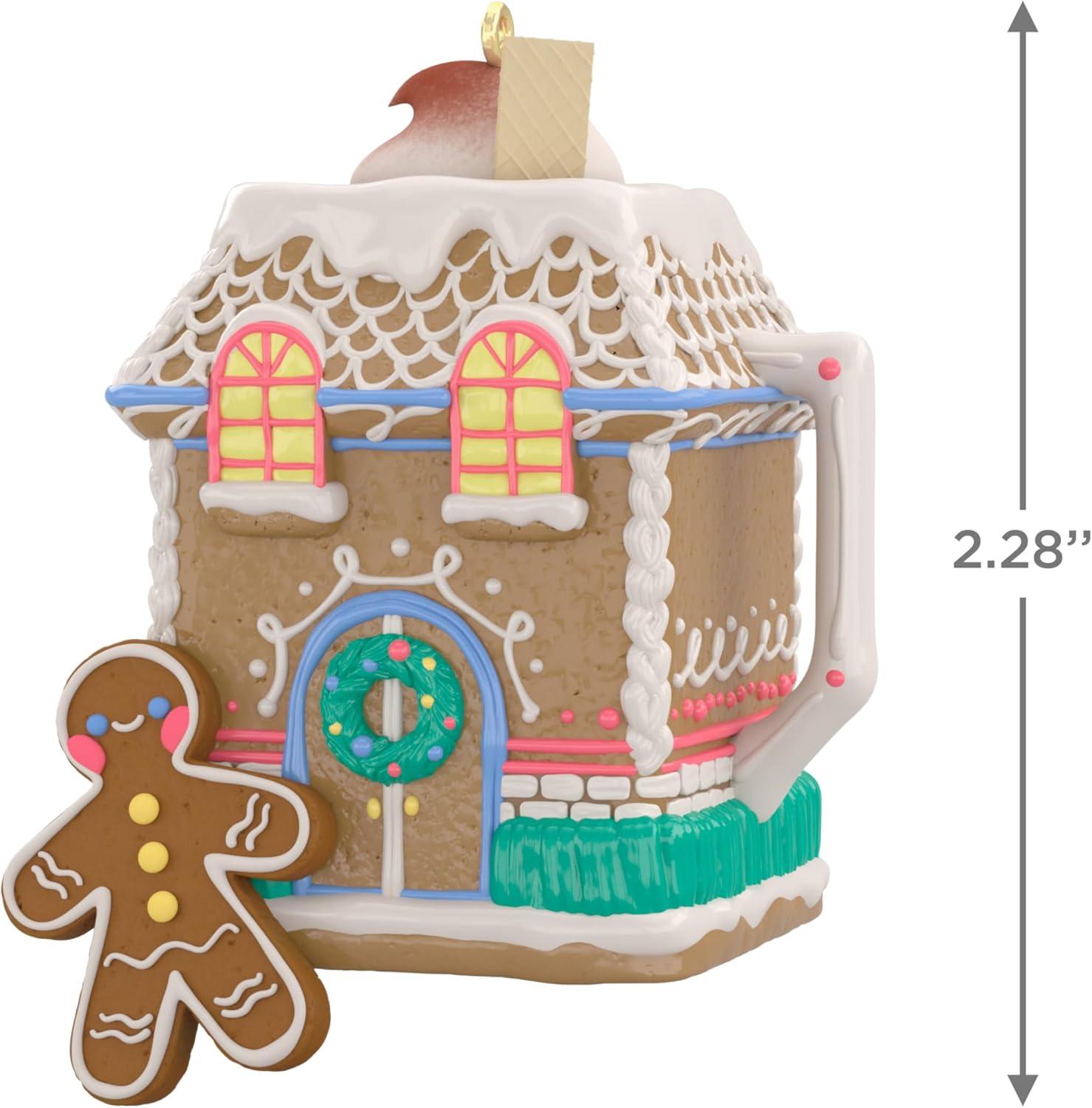 Hallmark Keepsake Christmas Ornament 2024, Cup of Cozy, Porcelain, Gifts for Christmas Lovers