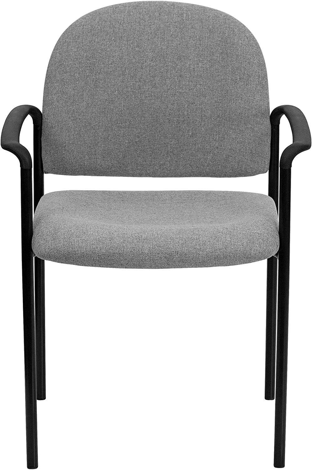 Flash Furniture Prather Tania Comfort Vinyl Upholstered Stackable Side Reception Chair by Flash Furniture