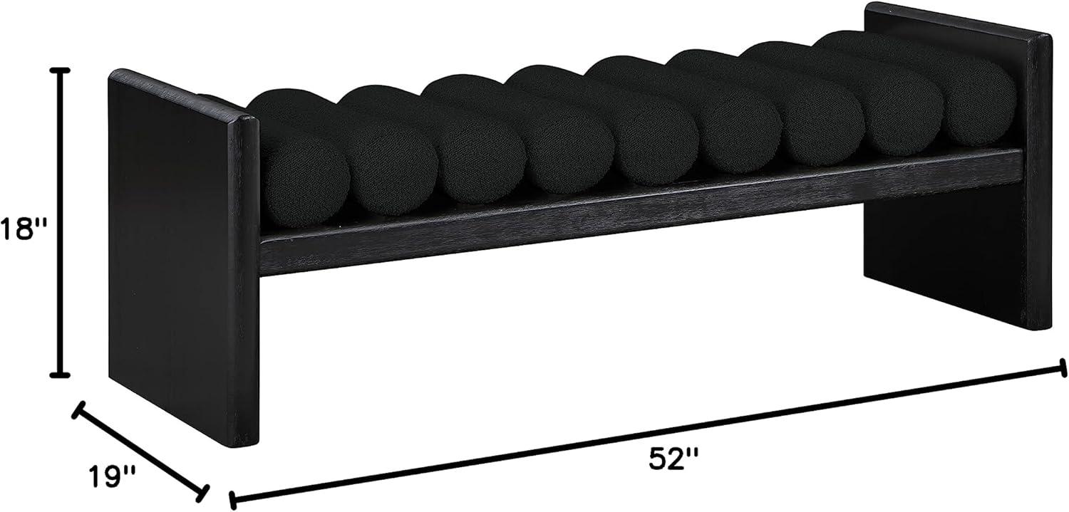Reeves Boucle Wood Bench