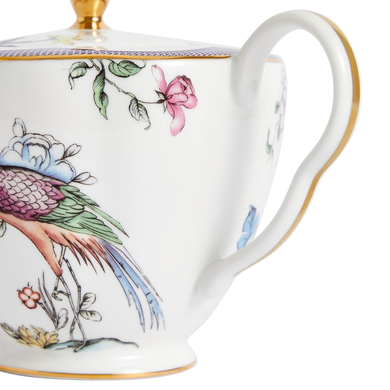 Fortune Floral Multicolor Fine Bone China Teapot