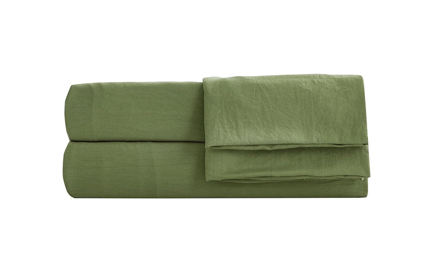 Chezmoi Collection Washed Microfiber Bedding Microfiber Sheet Set