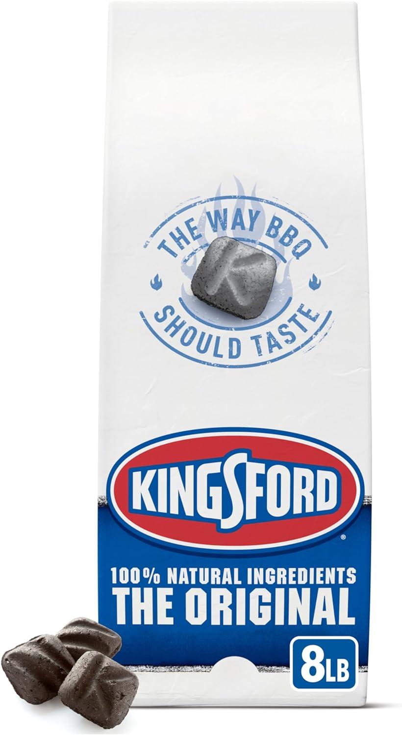 Kingsford Original Charcoal Briquettes for Grilling, 8 lbs