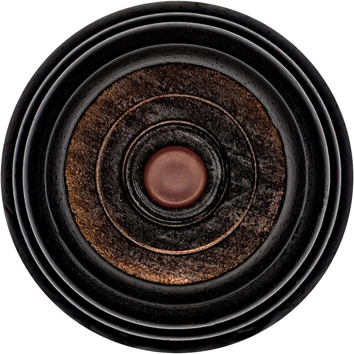 5 in x 4 in Stained Solid Hardwood Round Sofa Leg (Set of 4)