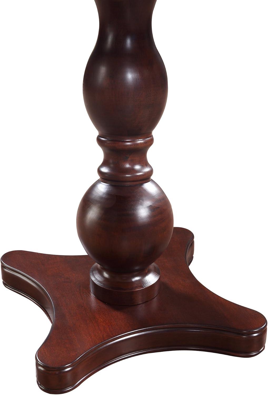 Bluewave Fortress Chess, Checkers & Backgammon Pedestal Game Table & Chairs Set - Mahogany