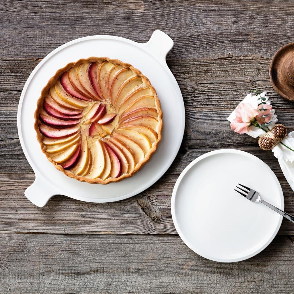 White Porcelain Round 8.5" Salad Plate