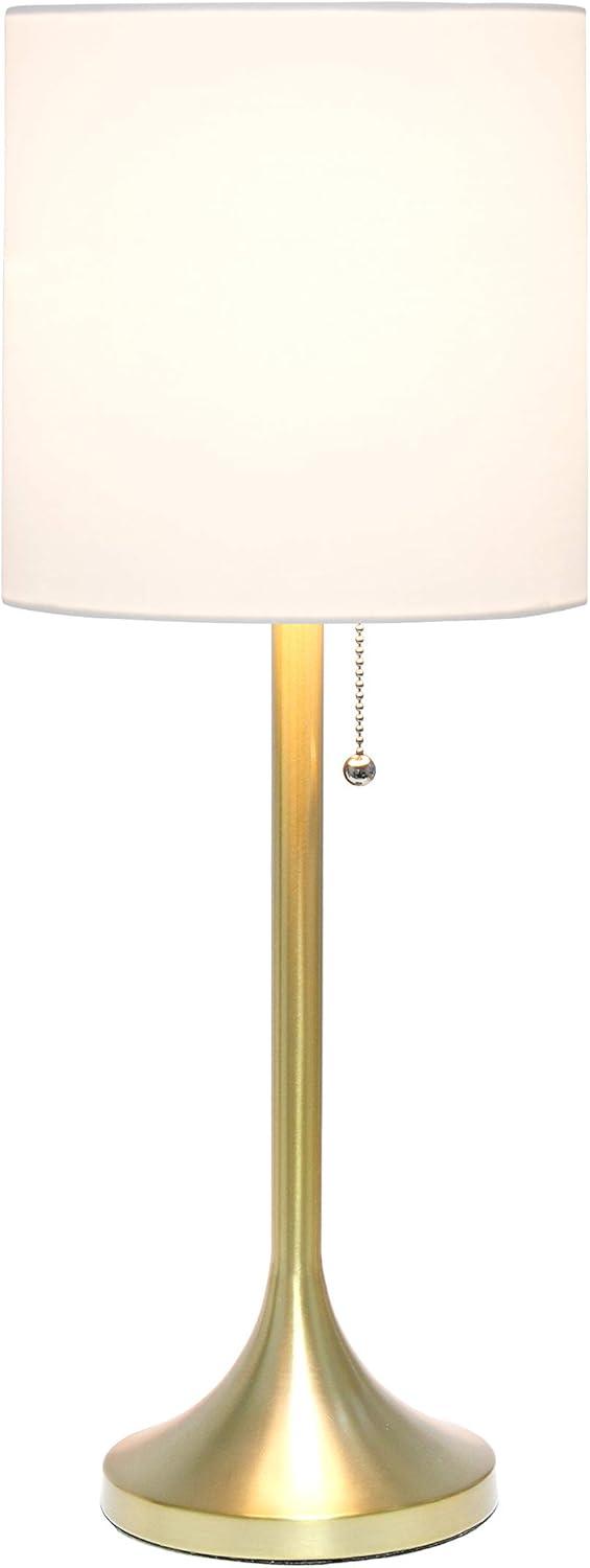 Tapered Desk Lamp with Fabric Drum Shade - Simple Designs