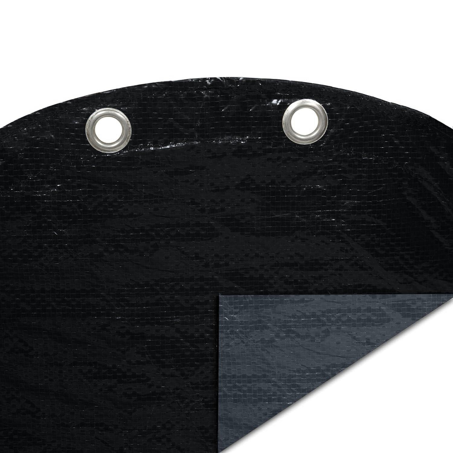 Buffalo Blizzard Economy Blue/Black Round Swimming Pool Winter Cover, 24'