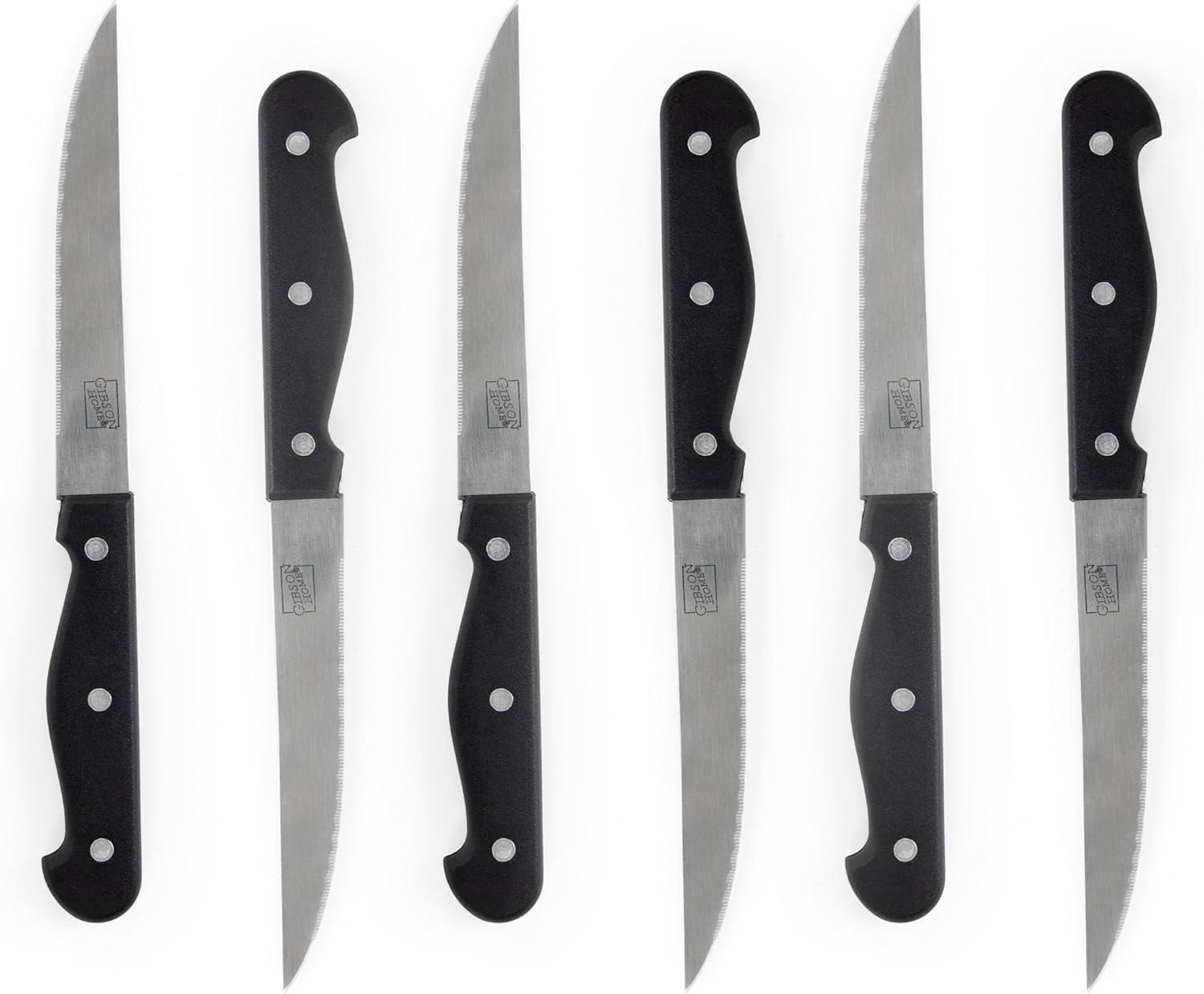 Gibson Home Gibson Home Westover Stainless Steel 13 Piece Knife Block Set
