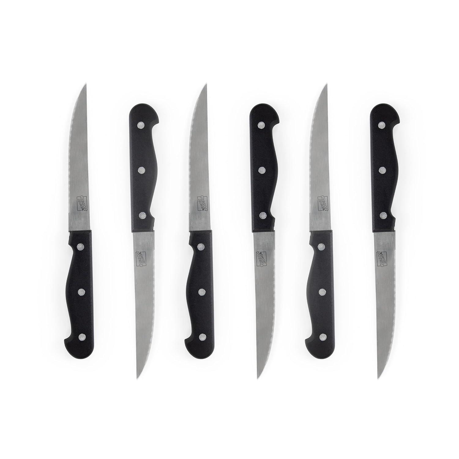 Gibson Home Gibson Home Westover Stainless Steel 13 Piece Knife Block Set