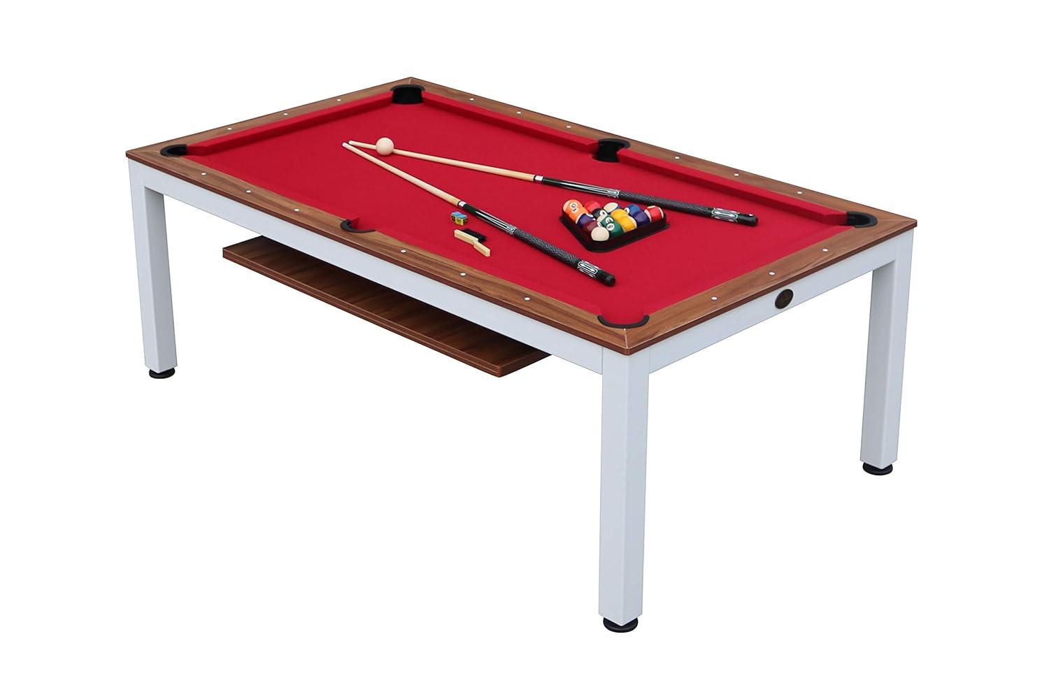 Playcraft Playcraft Glacier 7' Pool Table with Dining Top and Steel Legs