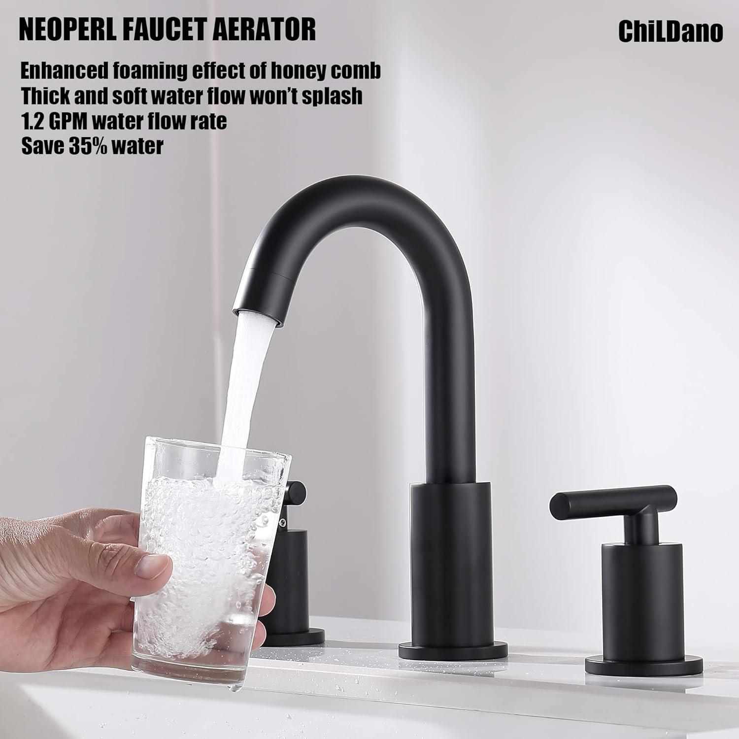 Widespread 2-handle Bathroom Faucet