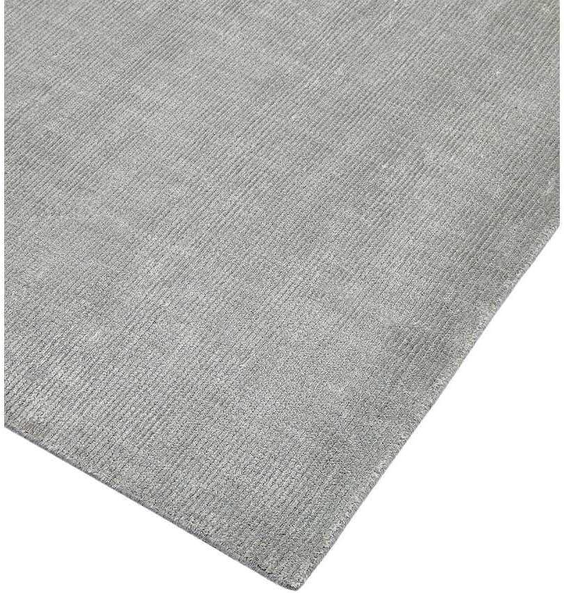 Cordi 9' x 12' Gray Hand-Knotted Wool Viscose Cotton Rug