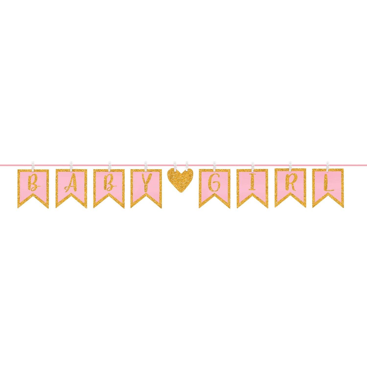 Baby Shower Girl, Letter Banner