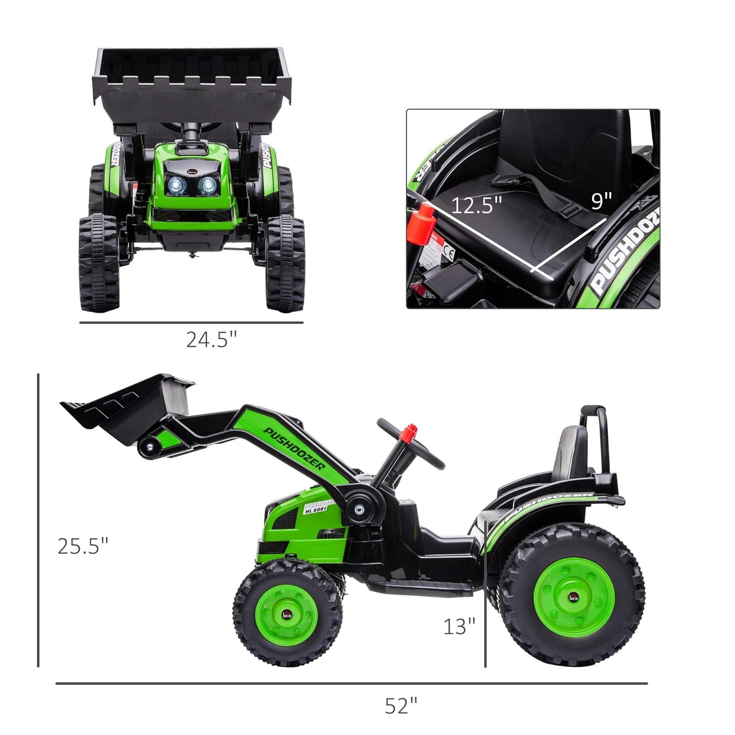 Aosom Aosom 6 Volt 1 Seater Tractors / Construction Battery Powered Ride On