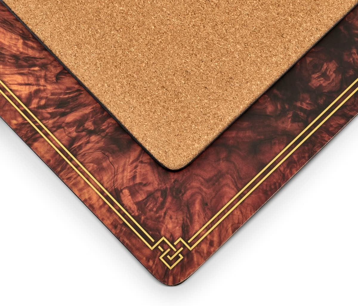 Pimpernel Walnut Burlap Placemats 15.7 X 11.7" (Set of 4)