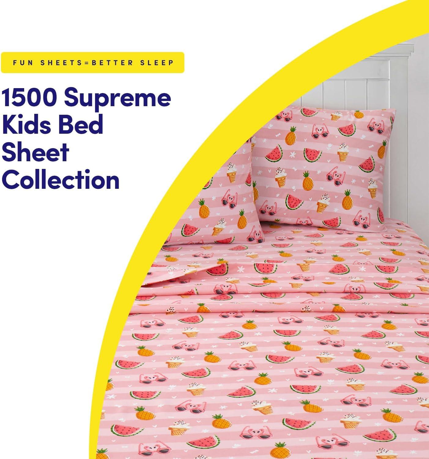 Sweet Summer Fun Microfiber Kids' Sheet Set By Sweet Home Collection®