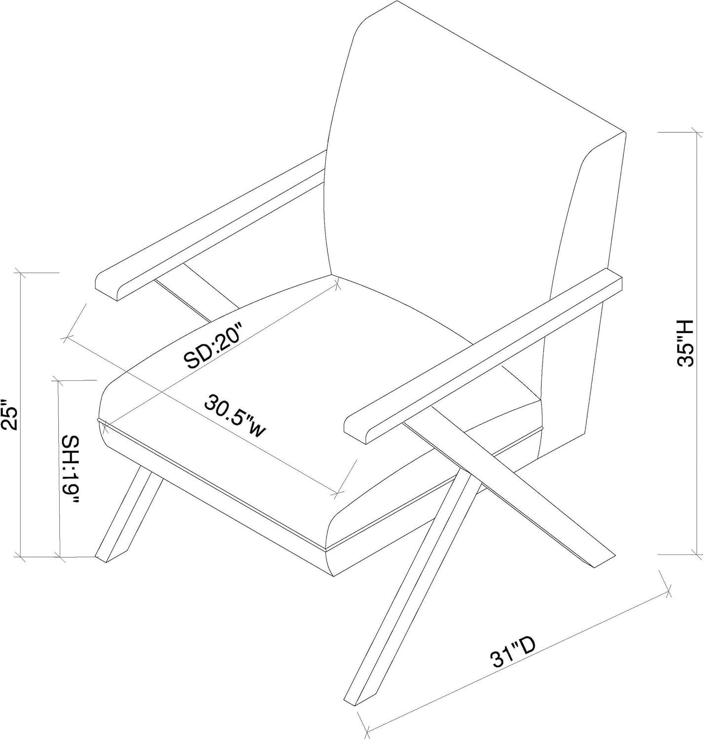 Cockerham Velvet Armchair