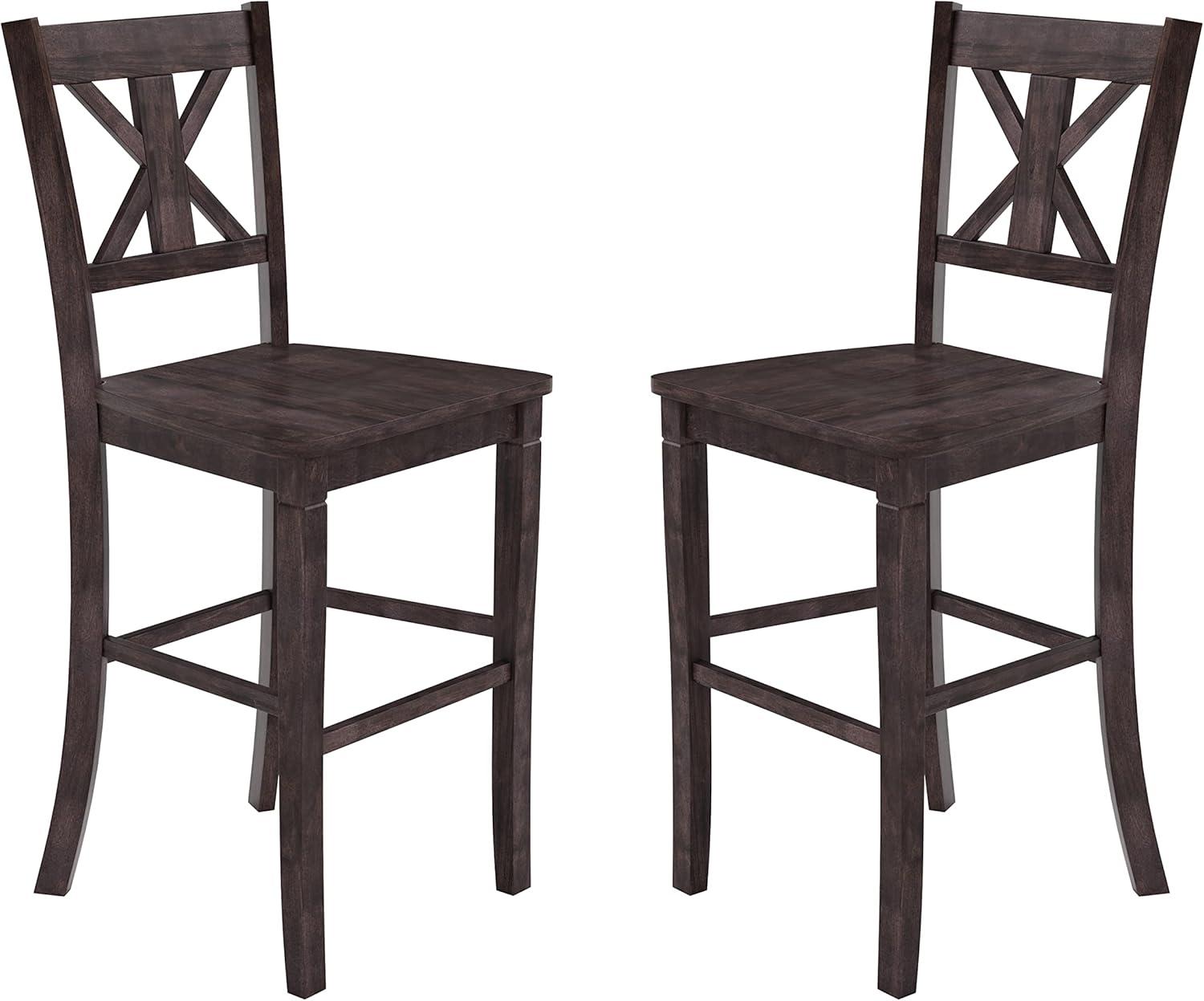 Taylor & Logan Bakersville Solid Wood Counter Stool (Set of 2)