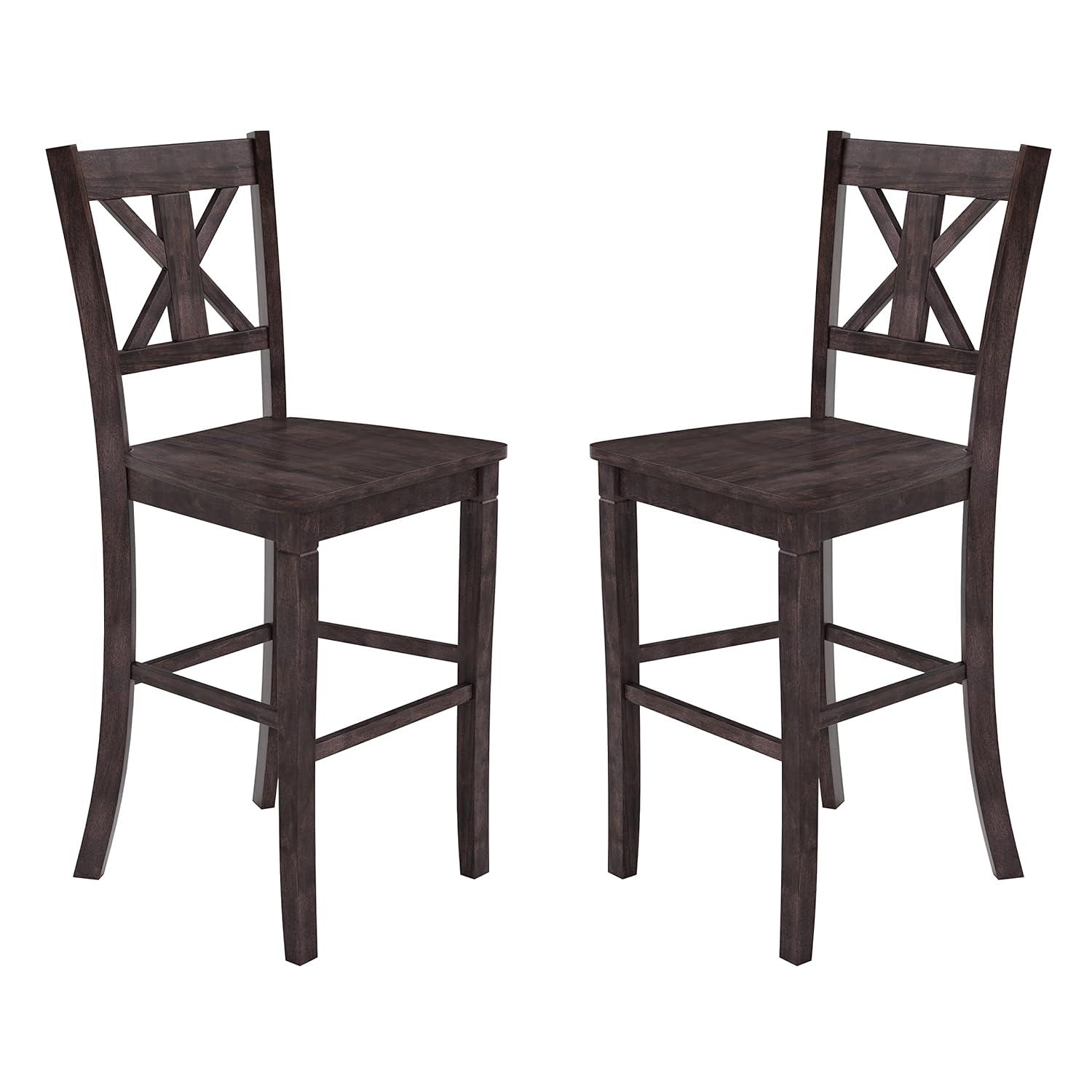 Taylor & Logan Bakersville Solid Wood Counter Stool (Set of 2)