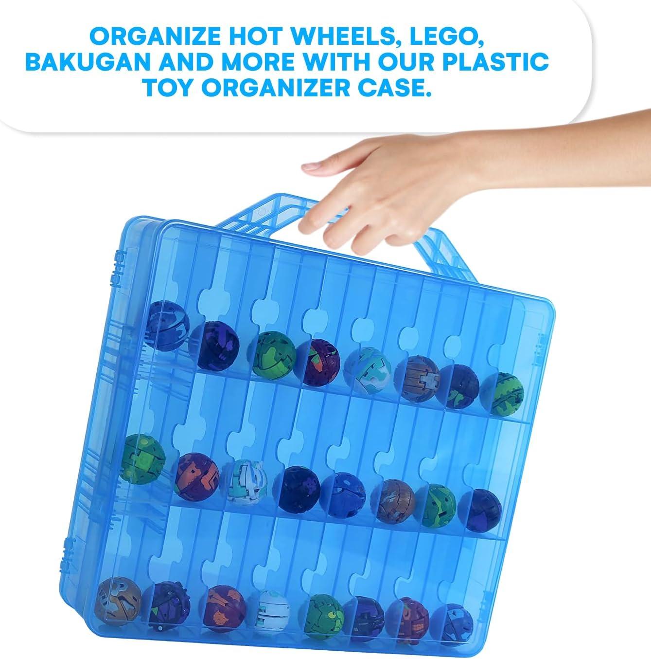 Bins & Things Toys Organizer Storage Case With 48 Compartments Compatible With Lol